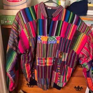 Serape Quilted Jacket - Zip up Front